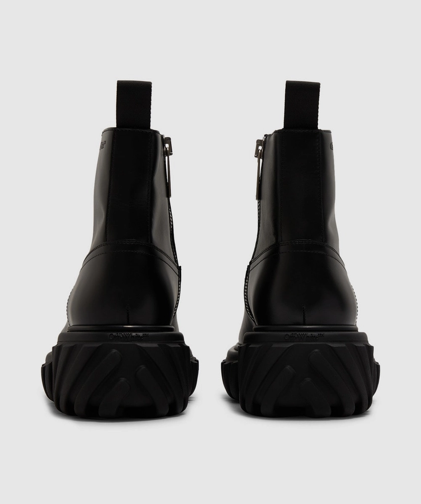 Off White Exploration motor ankle boot